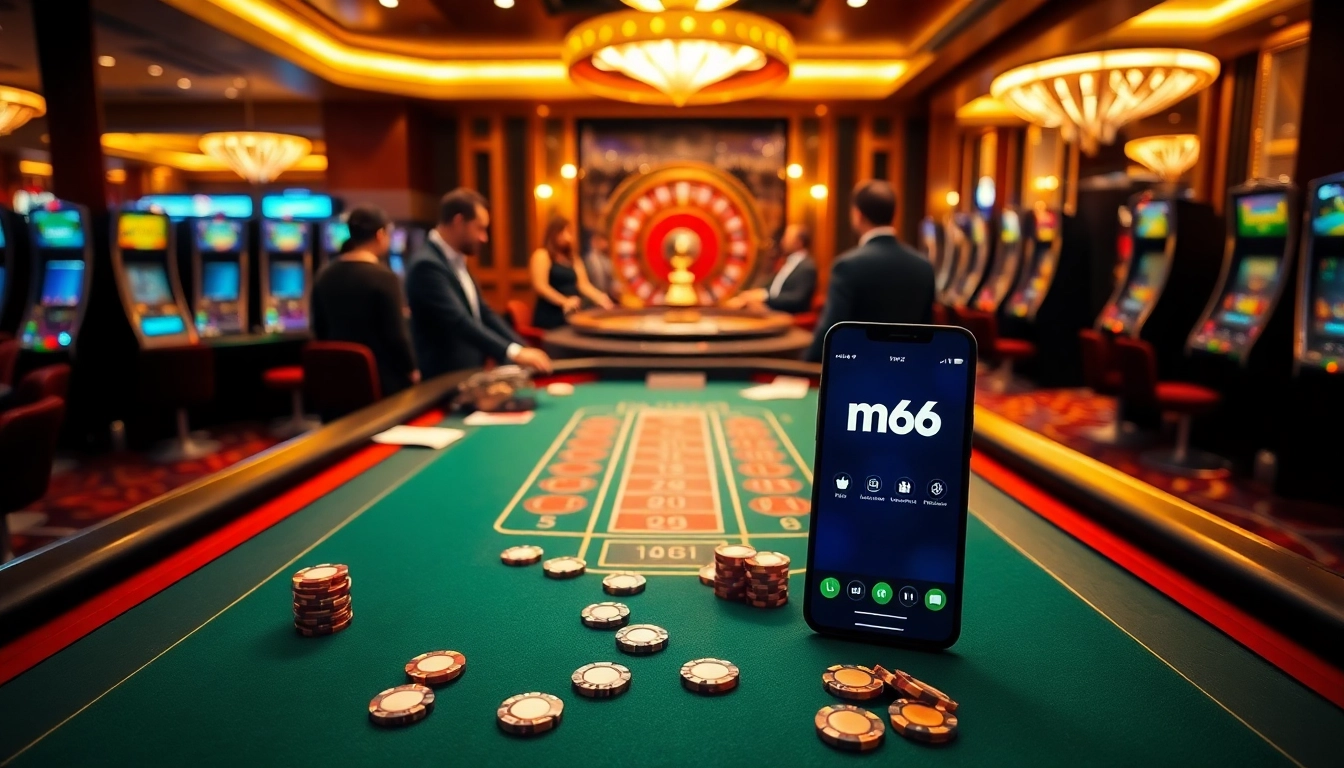 Experience the vibrant gaming atmosphere at mb66.nyc with blackjack tables and roulette.