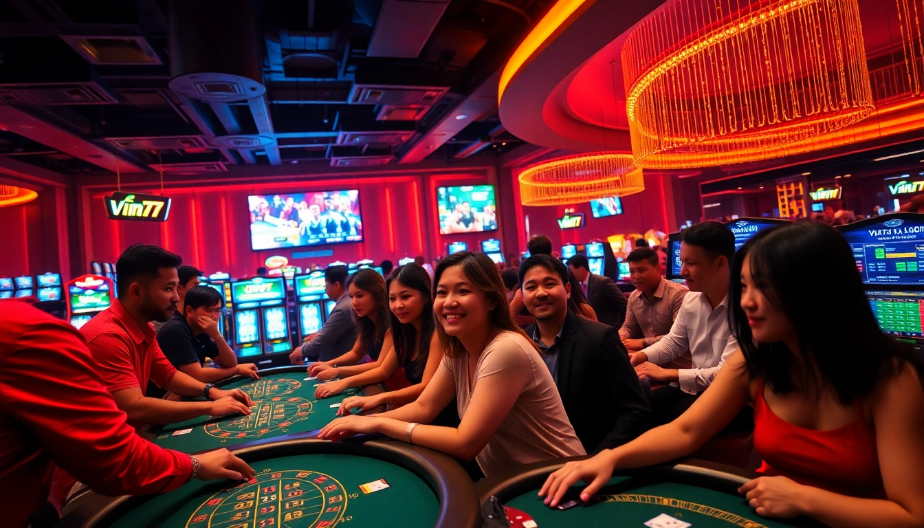 Experience the thrill of gaming at vin777.gb.net with diverse casino games and vibrant atmosphere.