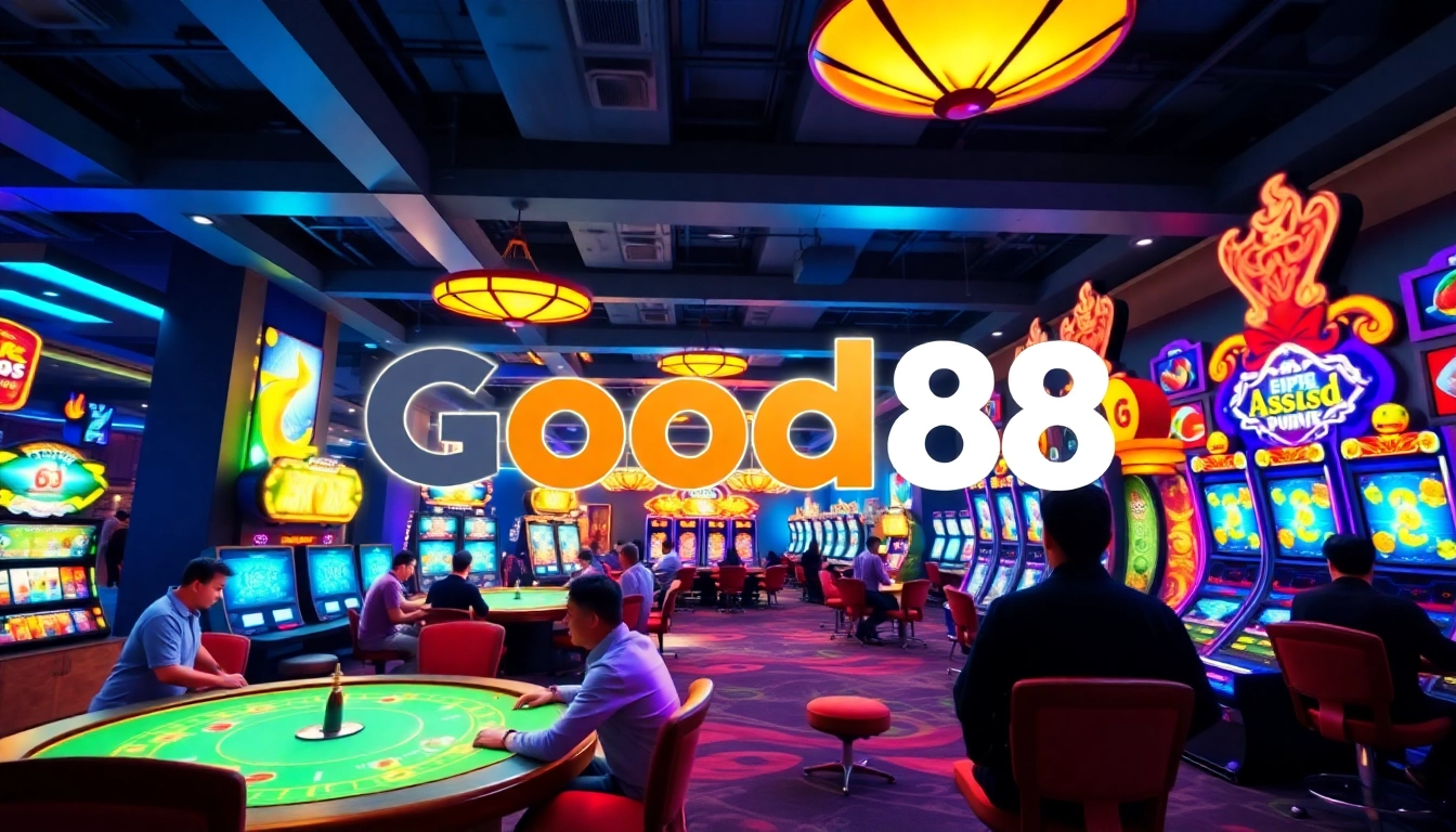Interactive gaming scene at good88.hu.net showcasing popular casino games and secure player experience.