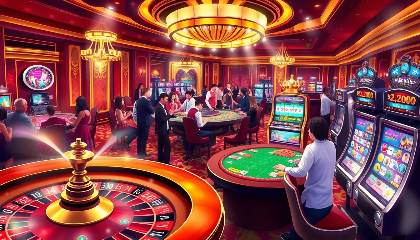 Experience thrilling gambling vibes at https://s8s8.org/ with vibrant casino visuals filled with excitement and action.