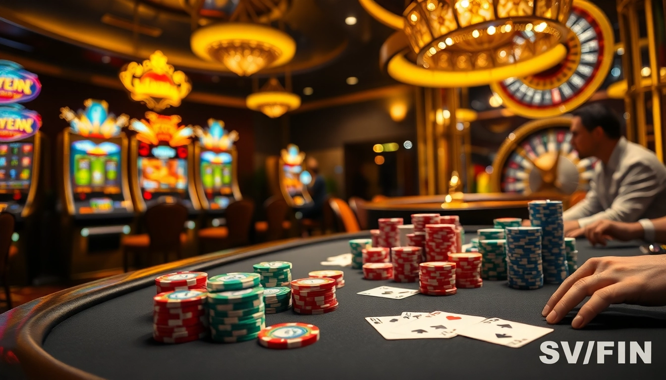 Experience the thrill of winning at VSWIN's vibrant casino with poker, slots, and roulette!