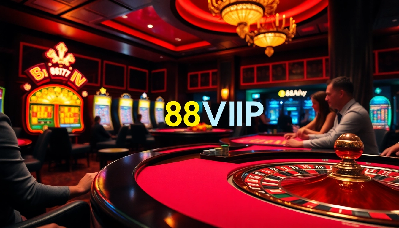 Engaging in gambling action with Đăng Ký Nhà Cái 68VIP surrounded by luxurious casino elements.